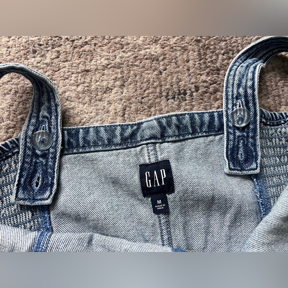 GAP UltraSoft Blue Denim Maxi Dress - Picture 6 of 7